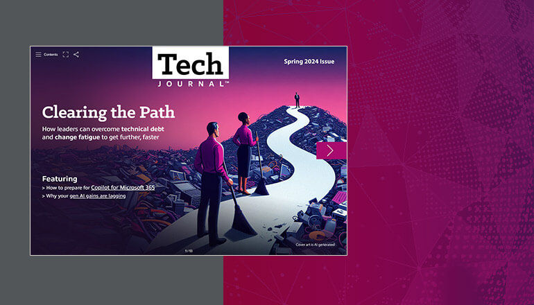 Article Spring 2024 Tech Journal Magazine: Clearing the Path Image